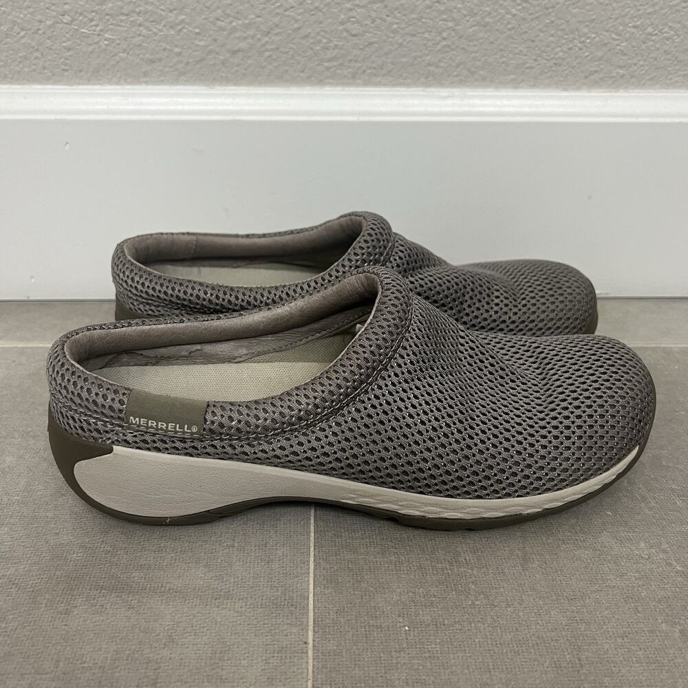 Merrell Encore Q2 Breeze Womens Size 8.5 Beige Clogs Casual Slip On Shoes